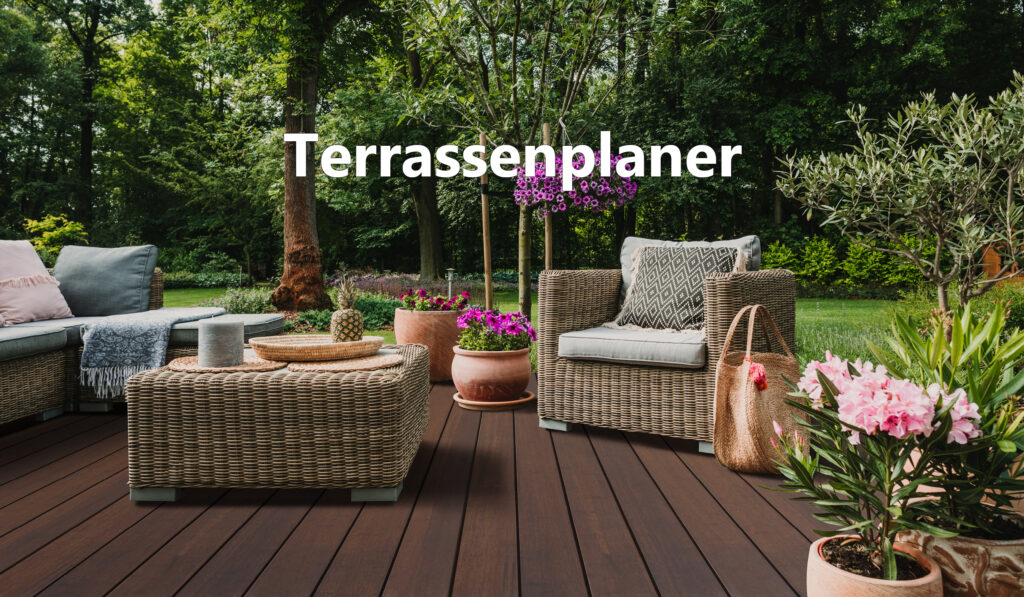 Terrassenplaner Terrassenkonfigurator Terrassendiele aus Bambus